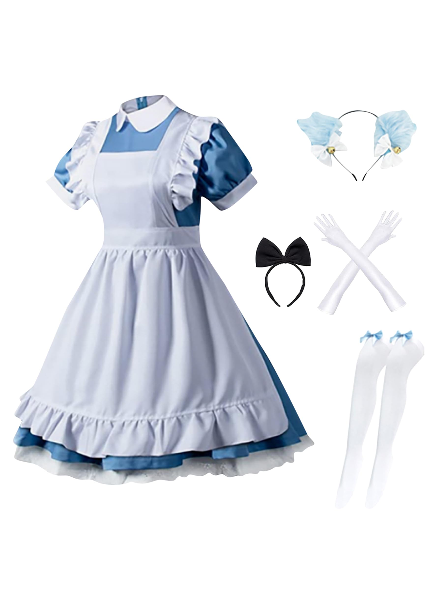 Amazon.co.jp: [OMZIN] レディース 豪華 メイド服 かわいい メイド